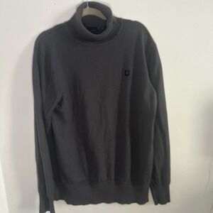 Large Dark Gray G-Star Raw Men's turtleneck Sweater